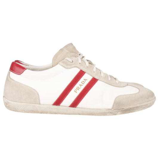 Prada Leather Low Top Sneaker