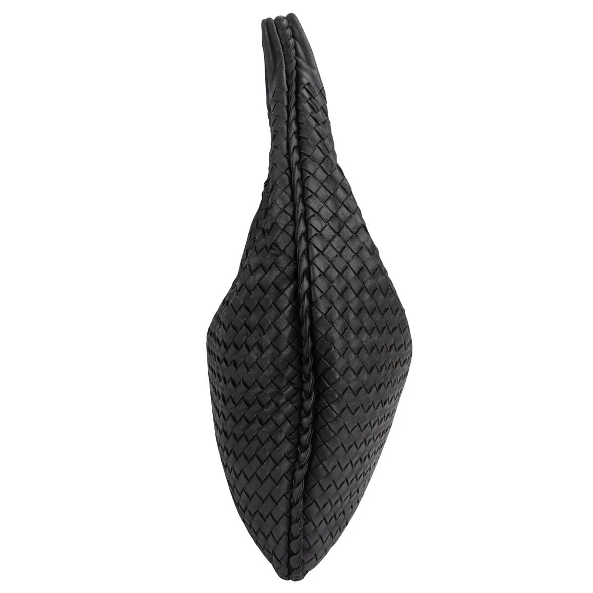 Bottega Veneta Intrecciato Leather Belly Hobo Shoulder Bag