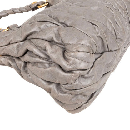 Miu Miu Quilted Leather City Handbag