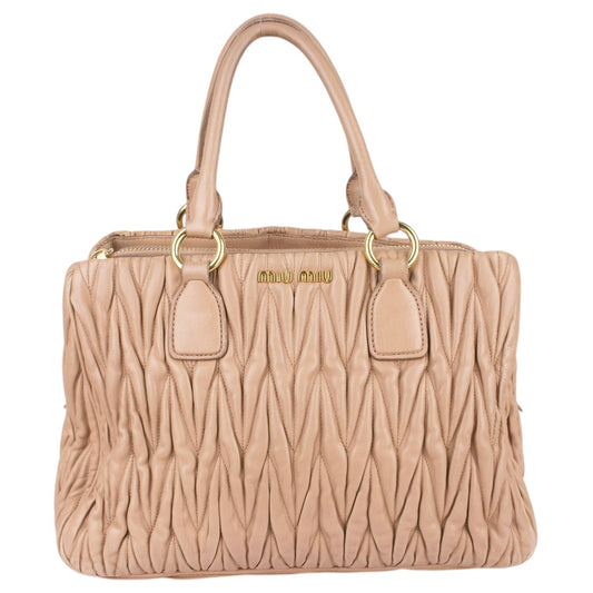 Miu Miu Leather City Handbag