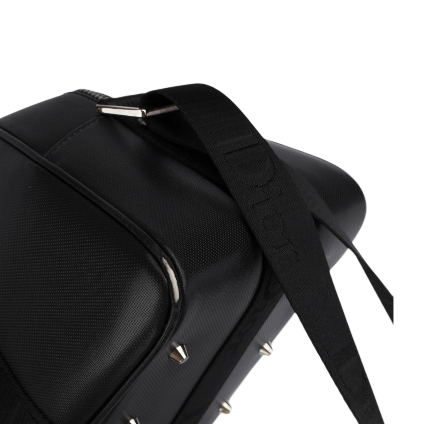Christian Dior Black Crystal Hook Bowling Bag