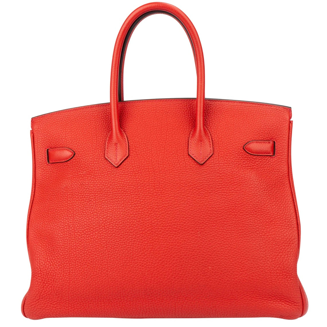 Hermès Rouge Togo Leather Birkin 35 Handbag