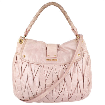 Miu Miu Matalassé Leather Handbag
