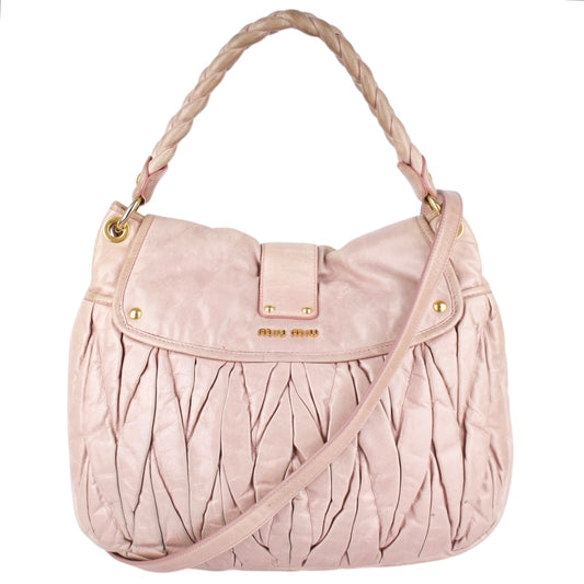 Miu Miu Matalassé Leather Handbag