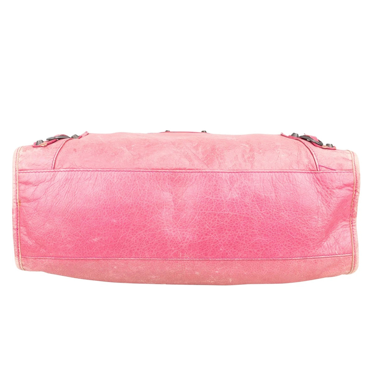 Balenciaga Pink Leather Classic City Handbag