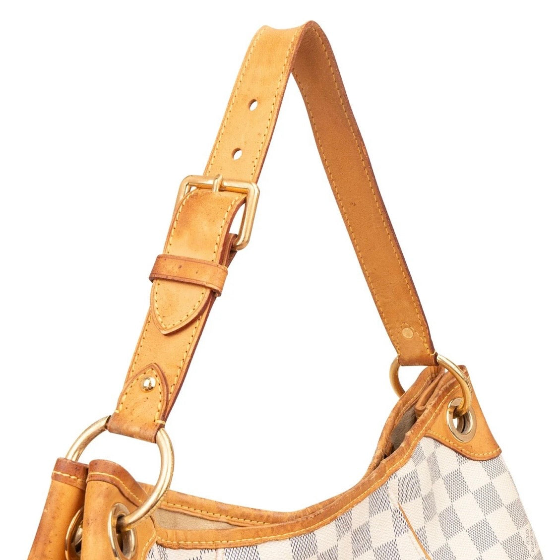 Louis Vuitton Monogram Damier Azur Canvas Galliera PM Shoulder Bag