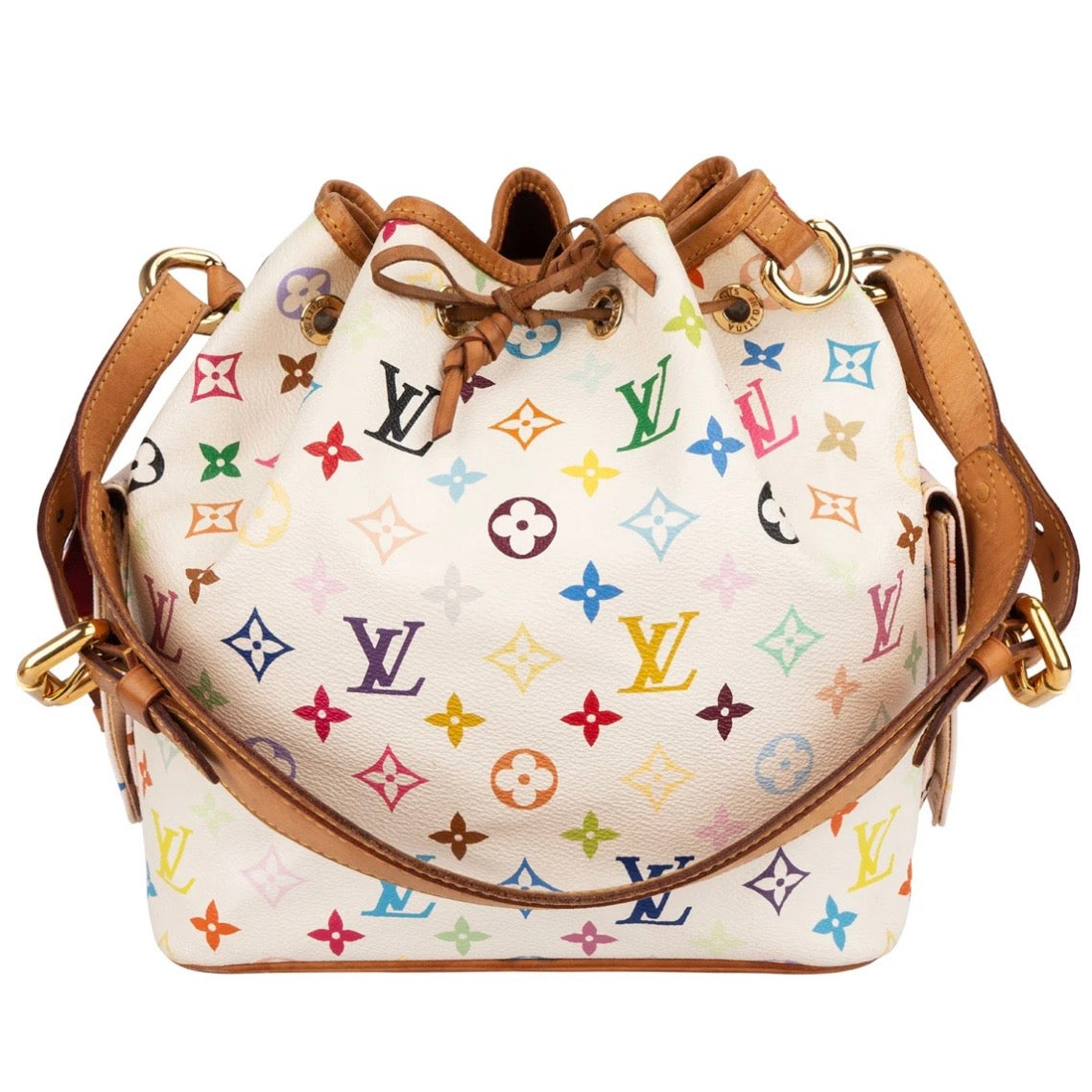 Louis Vuitton Monogram Murakami Multicolor Sac Noé Petit Shoulder Bag