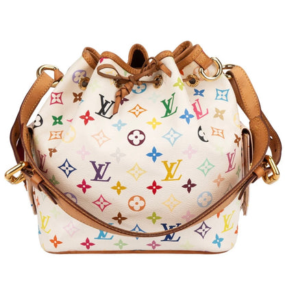 Louis Vuitton Monogram Murakami Multicolor Sac Noé Petit Shoulder Bag