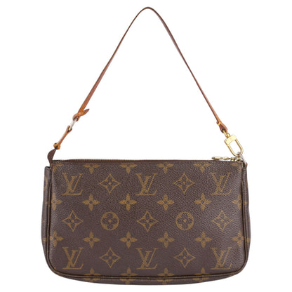 Louis Vuitton Canvas Monogram Pochette Accessoire Handbag
