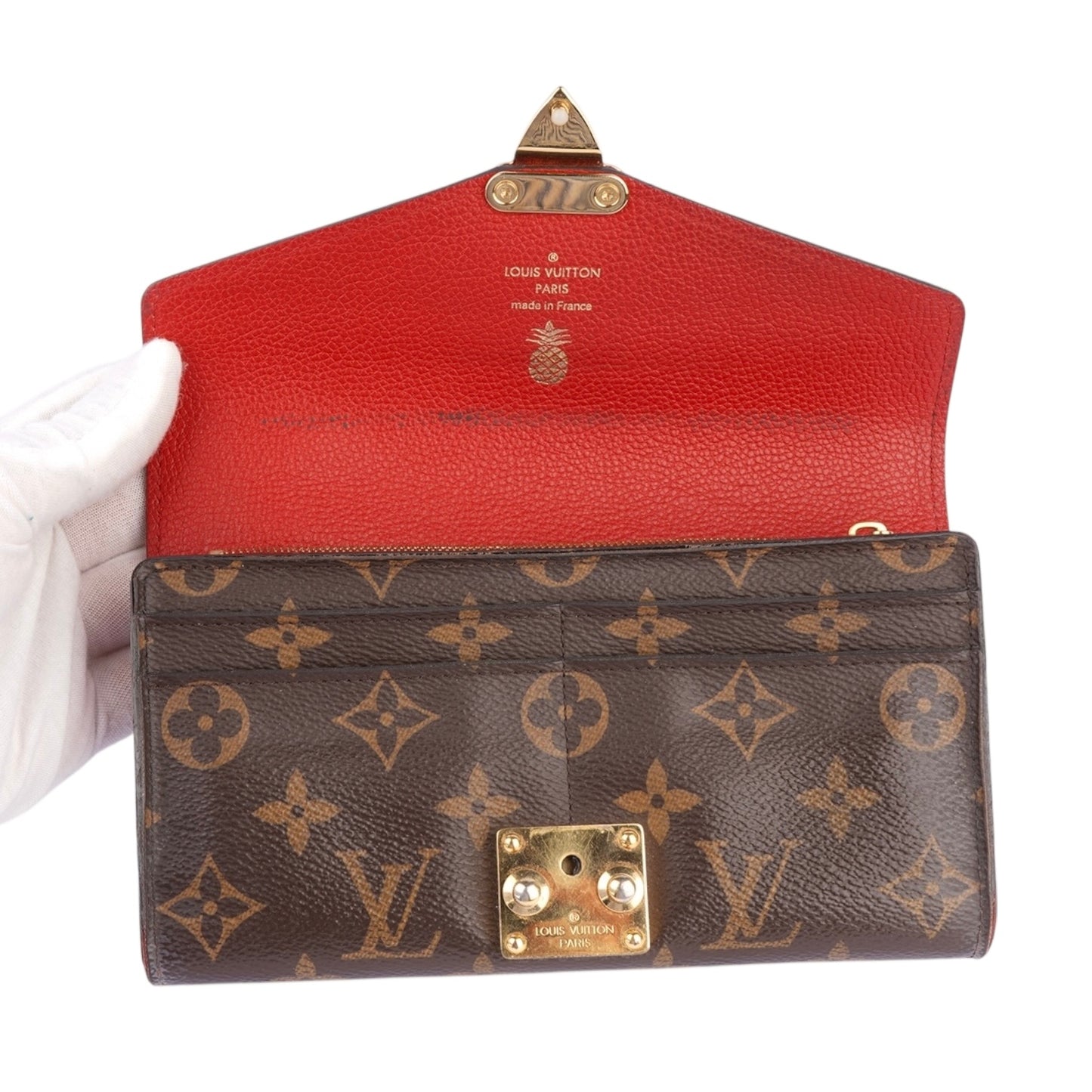 Louis Vuitton Pallas Wallet Cerise