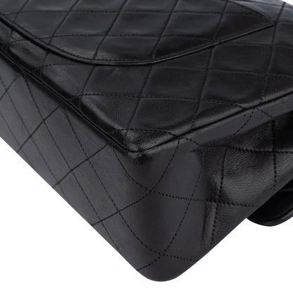 Chanel Quilted Lambskin 24K Gold Medium Double Flap Crossbody Bag