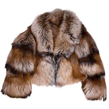 Red Fox Fur Coat Vintage