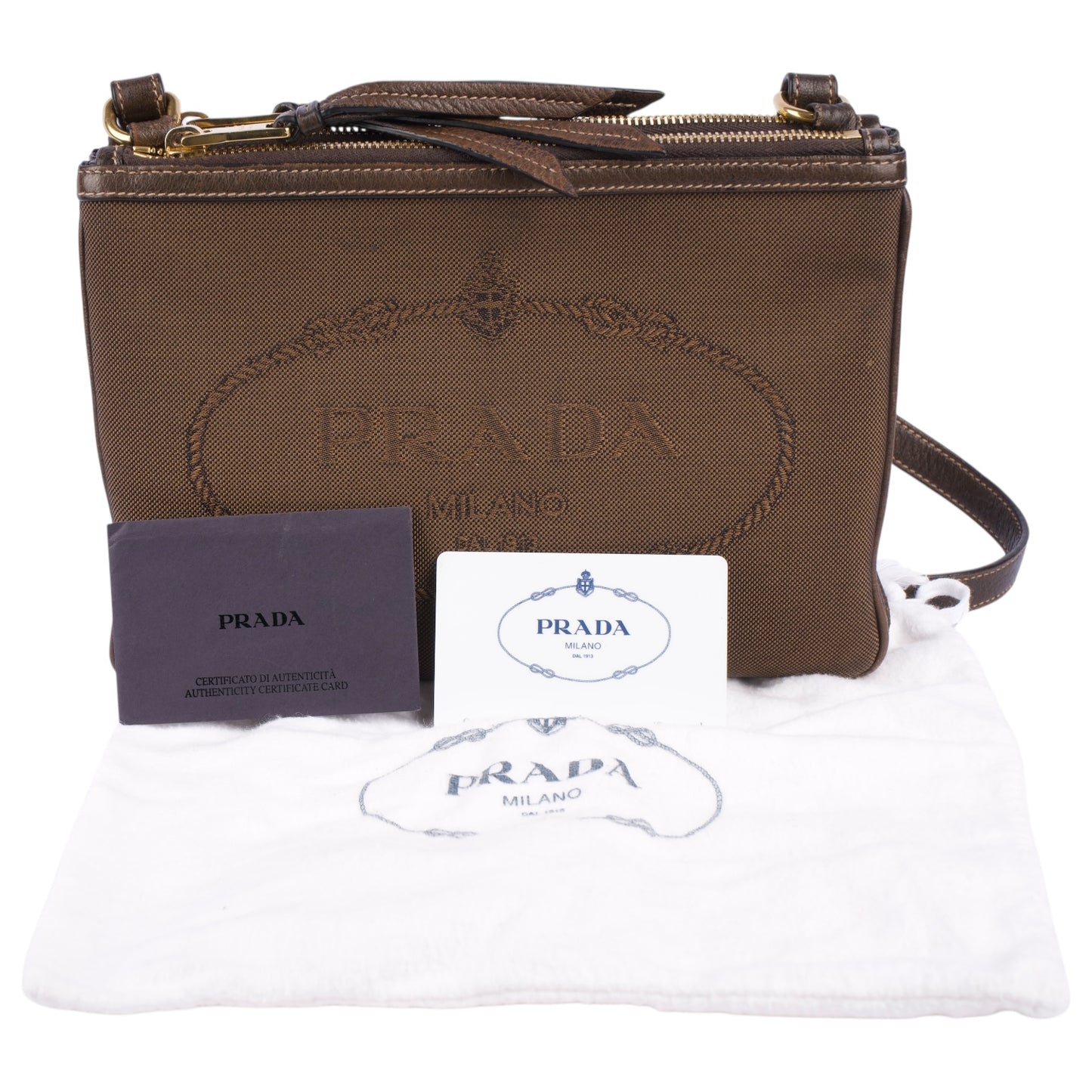 Prada Jacquard Crossbody Bag