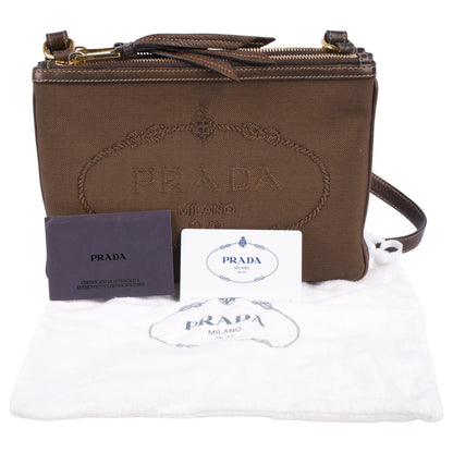 Prada Jacquard Crossbody Bag