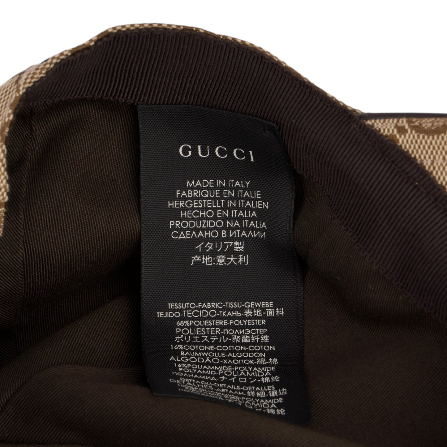 Gucci GG Canvas Monogram Cap