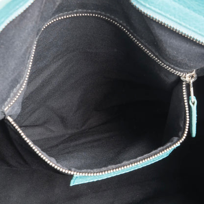 Balenciaga Blue Leather The City Handbag