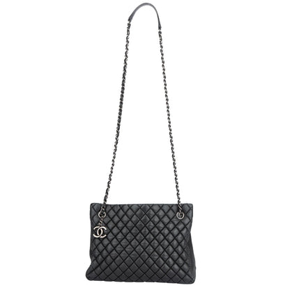 Chanel Quilted Lambskin Petit Shopper Shoulder Bag