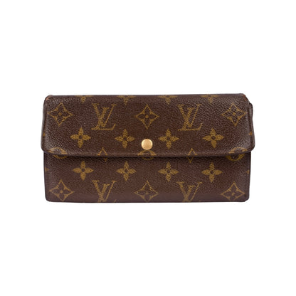 Louis Vuitton Canvas Monogram Sarah Wallet
