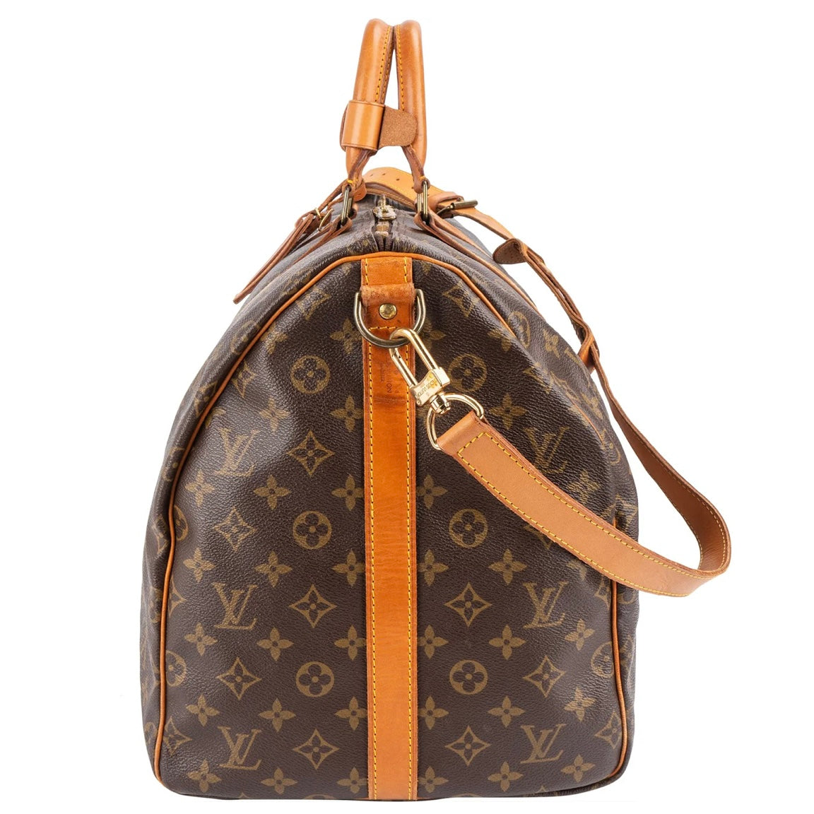 Louis Vuitton Monogram Canvas Keepall 55 Bandoulière Travel Bag