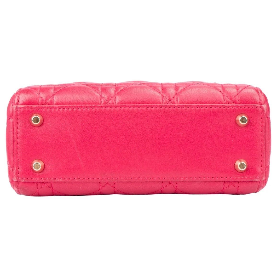 Christian Dior Quilted Leather Mini Lady Dior Handbag
