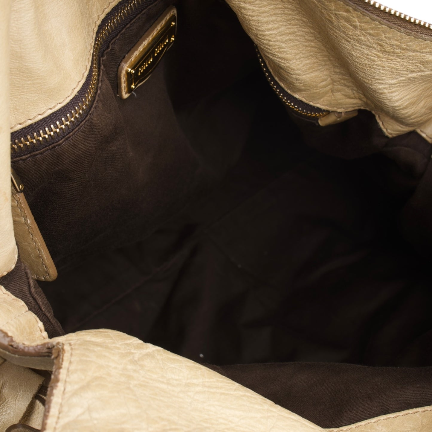 Miu Miu Vitello Lux Bow Shoulder Bag
