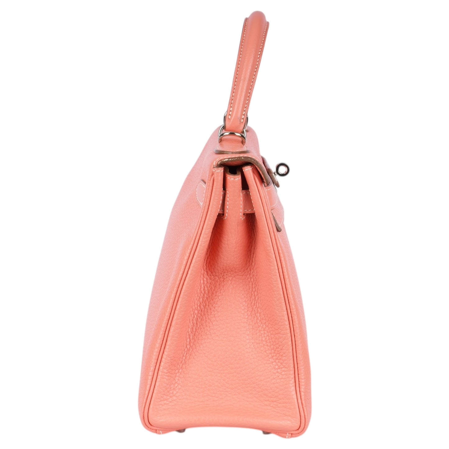 Hermès Rose Jaipur Kelly 28 Clemence Leather Handbag