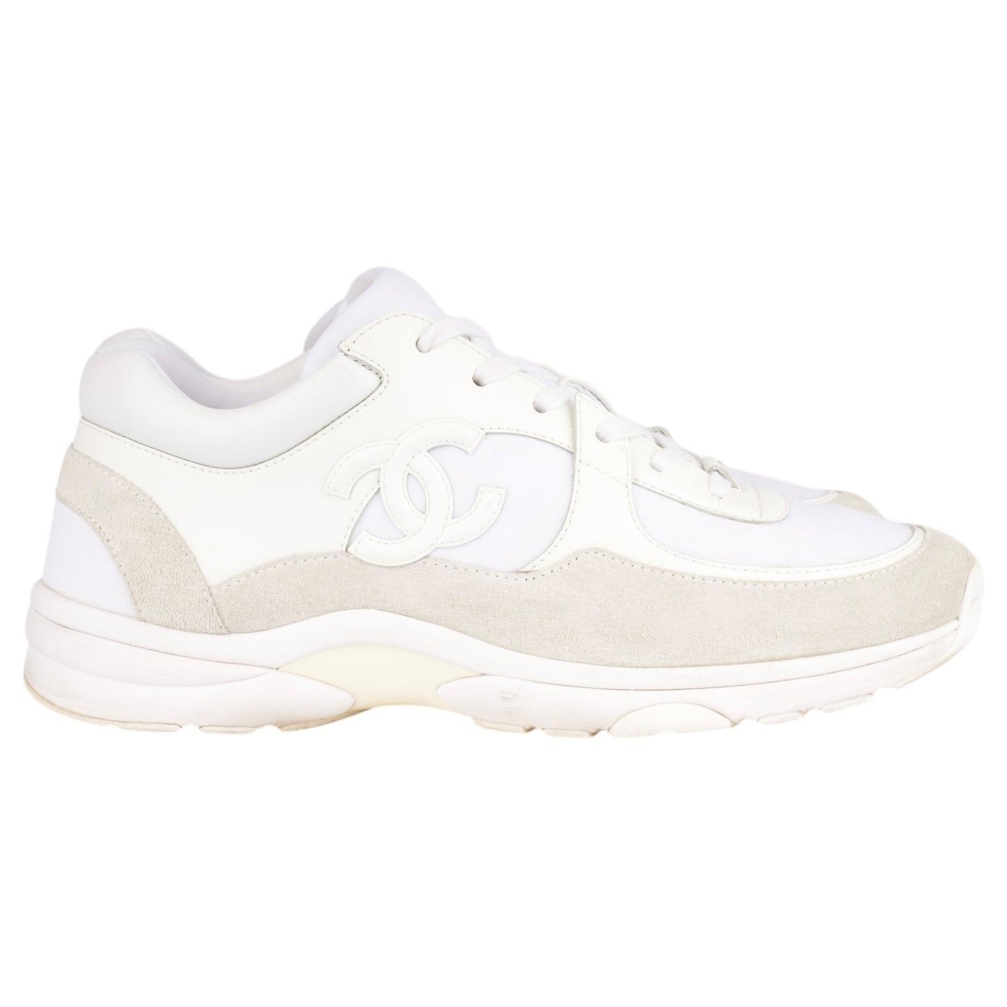 Chanel CC Suede Sneaker