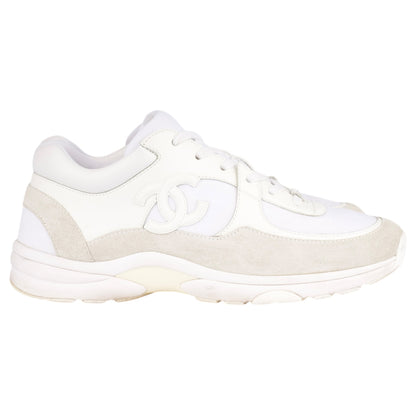 Chanel CC Suede Sneaker