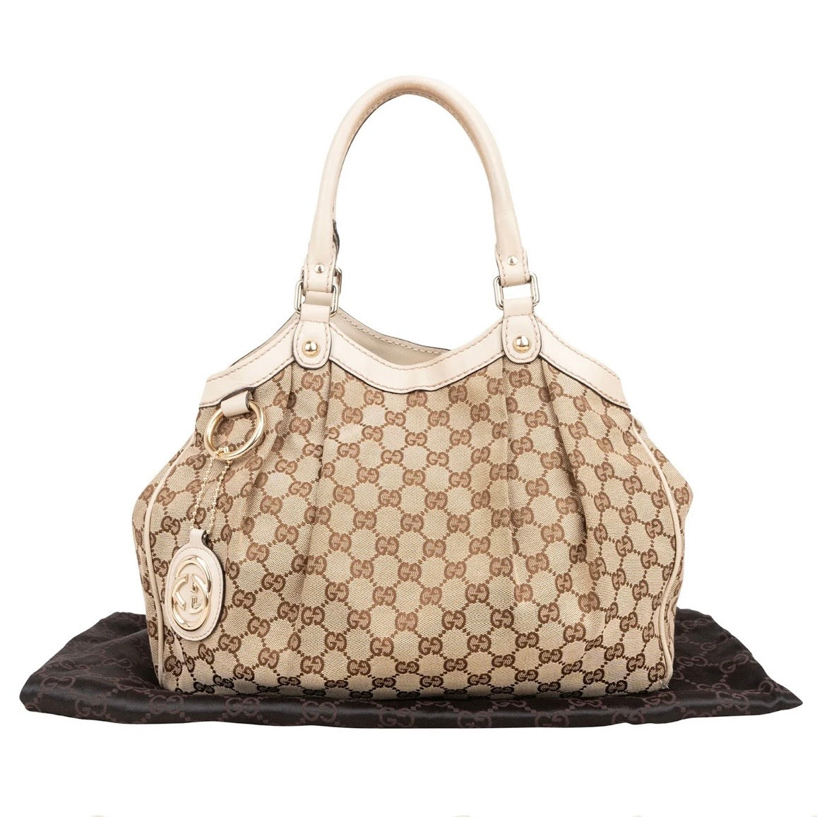 Gucci Monogram GG Canvas Sukey Handbag