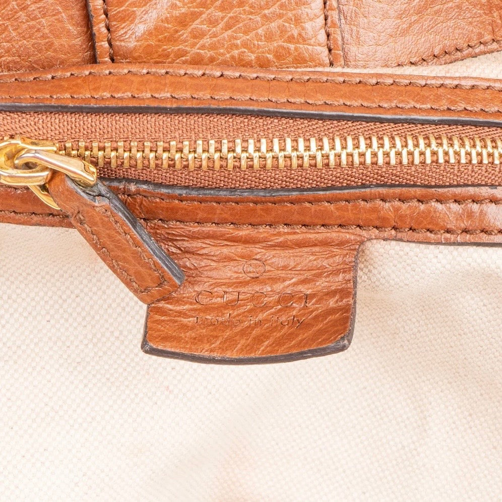 Gucci Monogram Denim GG Ophidia Medium Tote Shoulder Bag
