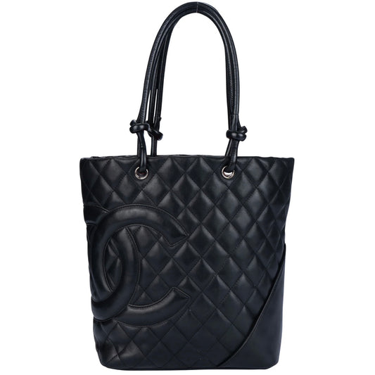 Chanel Quilted Lambskin Cambon Mini Handbag