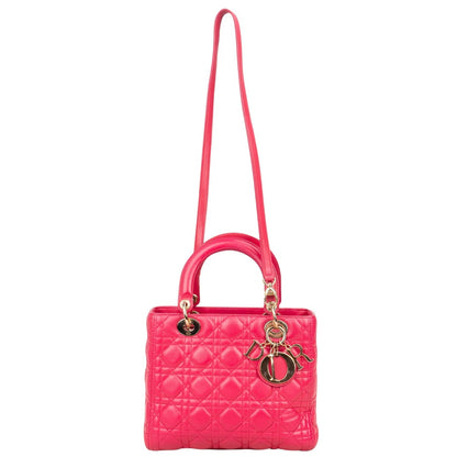 Christian Dior Quilted Leather Lady Dior Handbag