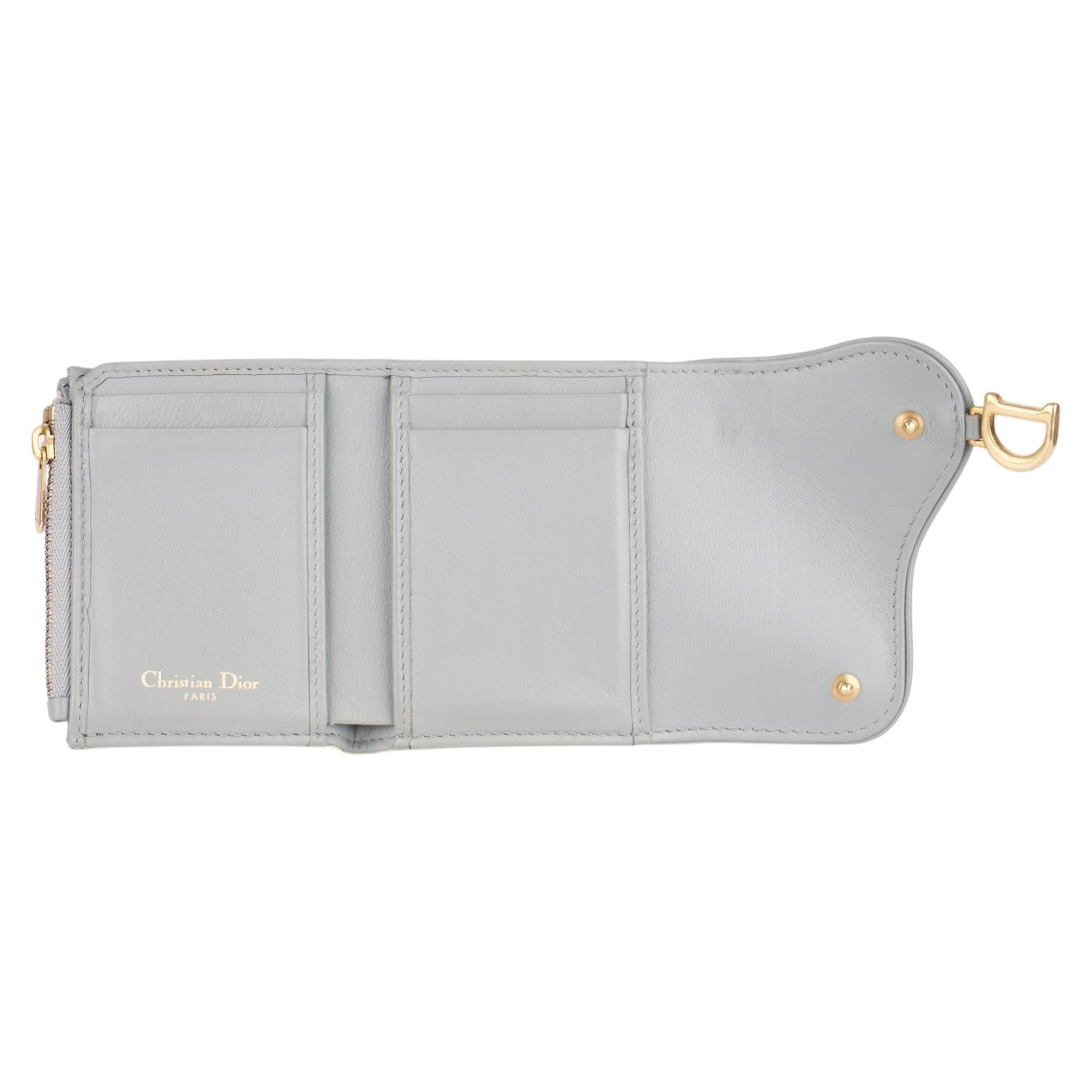 Christian Dior Saddle Lotus Wallet