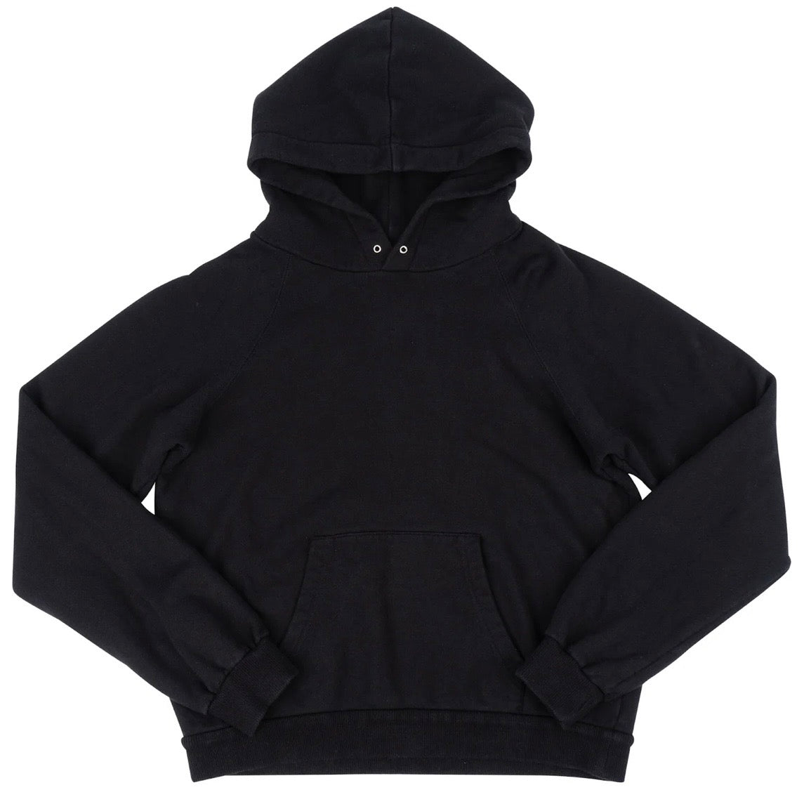 Celine Black Cotton Back Emblem Hoodie (M)