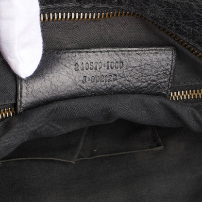 Balenciaga Black Leather City Handbag