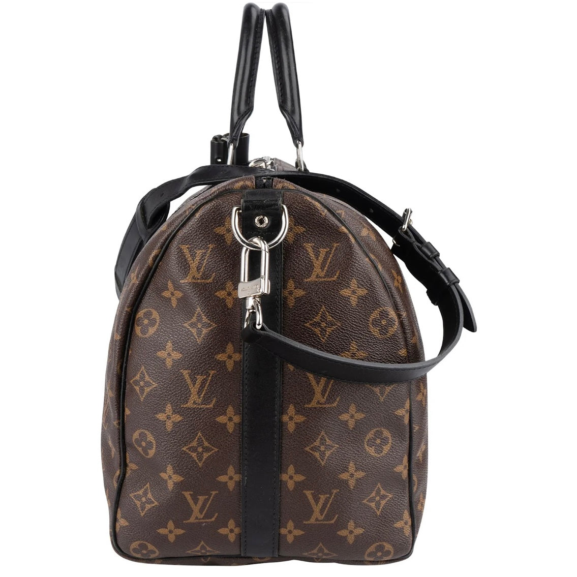 Louis Vuitton Monogram Macassar Keepall 45 Shoulder Travel Bag