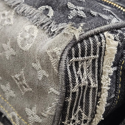 Louis Vuitton Limited Monogram Denim Patchwork Speedy 30 Handbag