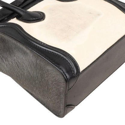 Céline Calf Hair Luggage Handbag