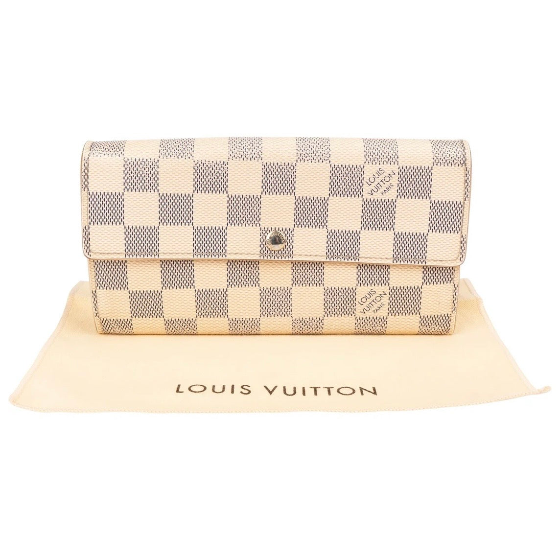 Louis Vuitton Monogram Damier Azur Sarah Wallet