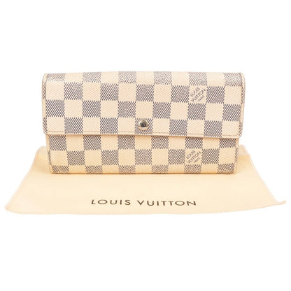 Louis Vuitton Monogram Damier Azur Sarah Wallet