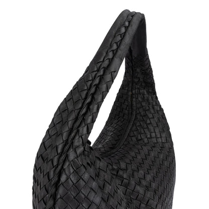 Bottega Veneta Intrecciato Leather Belly Hobo Shoulder Bag