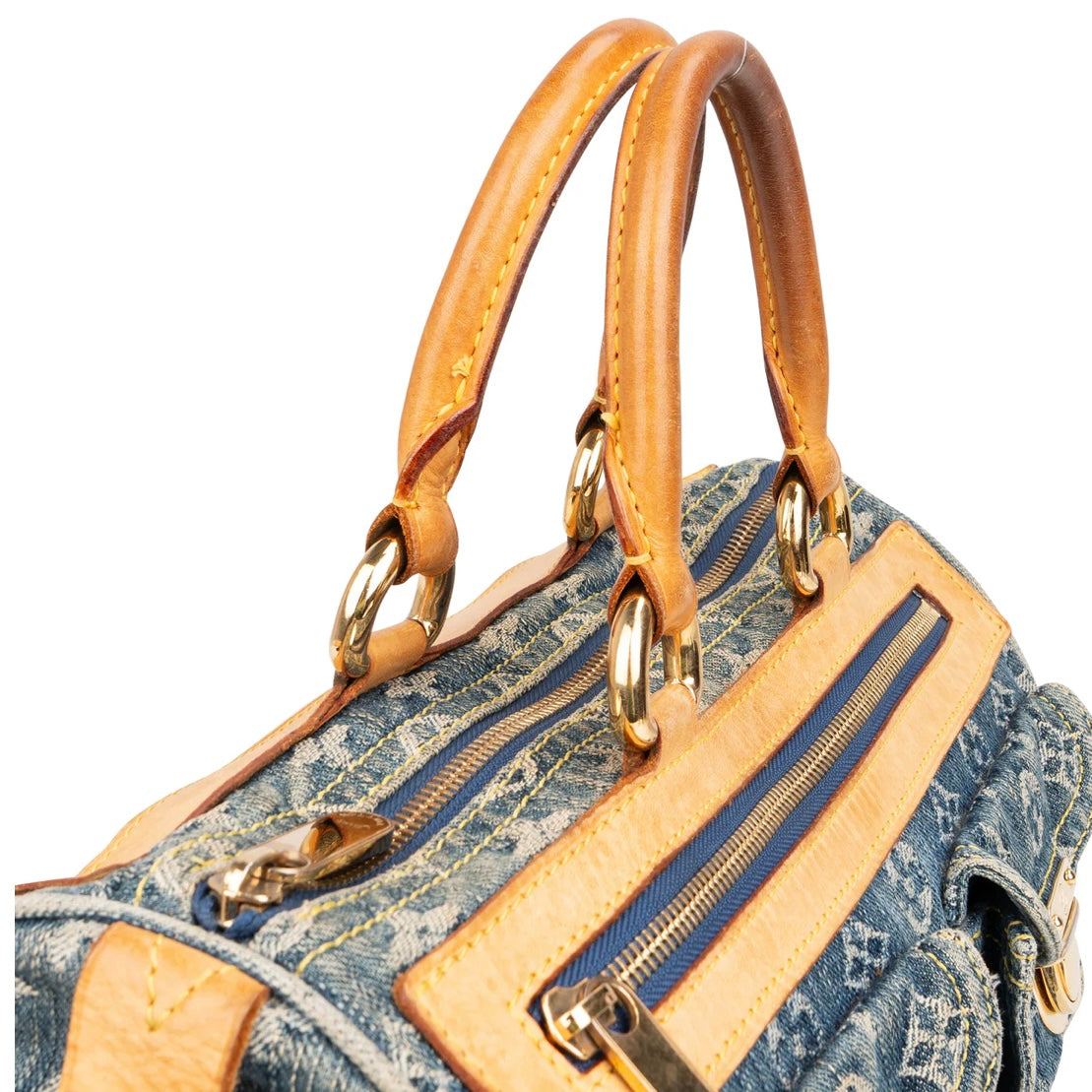 Louis Vuitton Denim Monogram Neo Speedy 30 Handbag