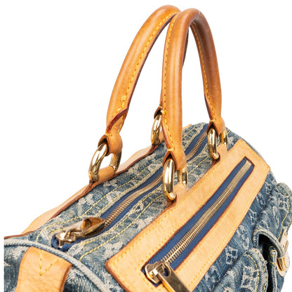 Louis Vuitton Denim Monogram Neo Speedy 30 Handbag