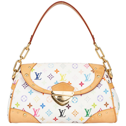 Louis Vuitton Murakami Multicolor Beverly MM Handbag