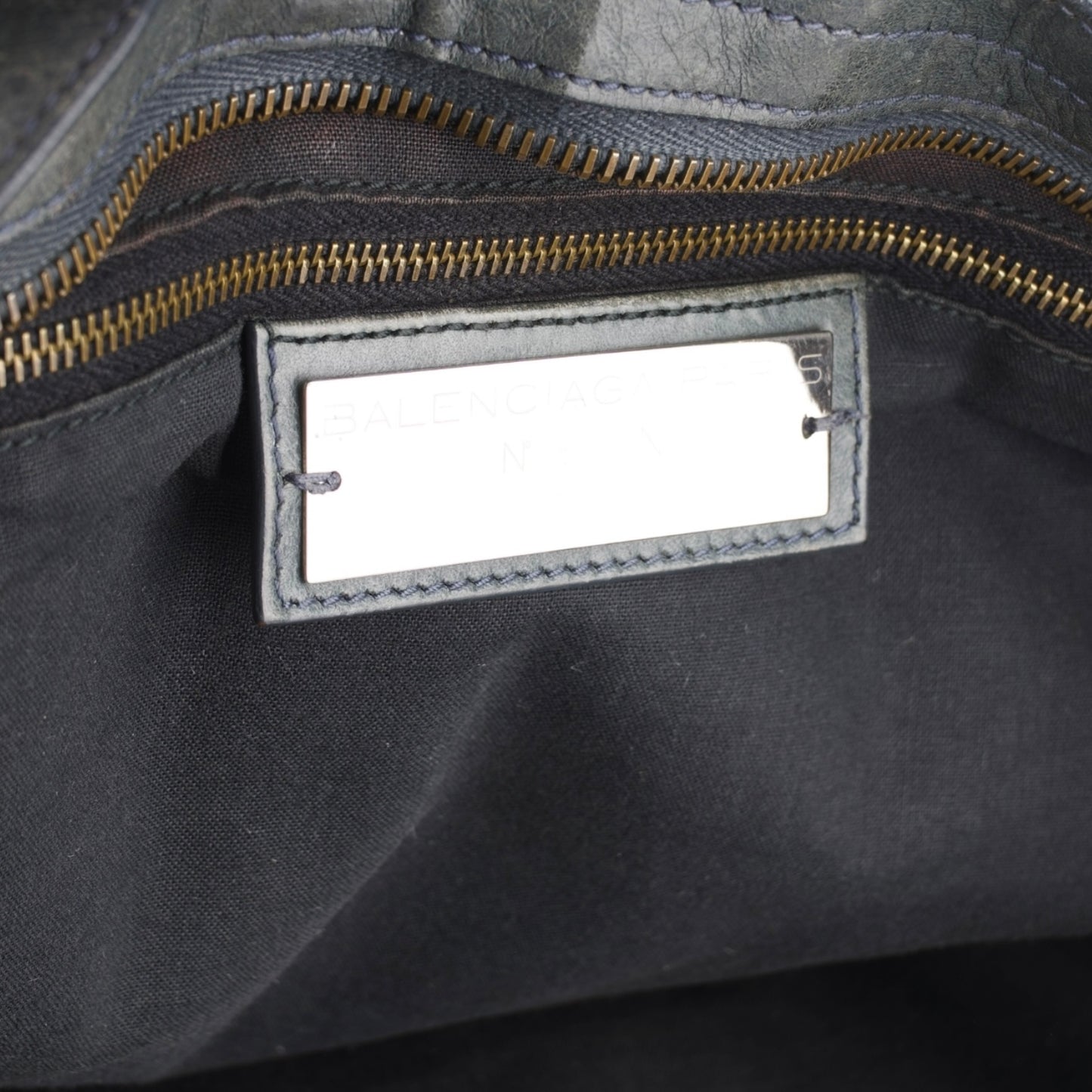 Balenciaga Grey Leather City Handbag
