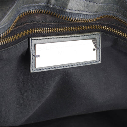 Balenciaga Grey Leather City Handbag