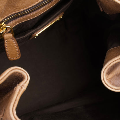 Miu Miu Vitello Leather Handbag