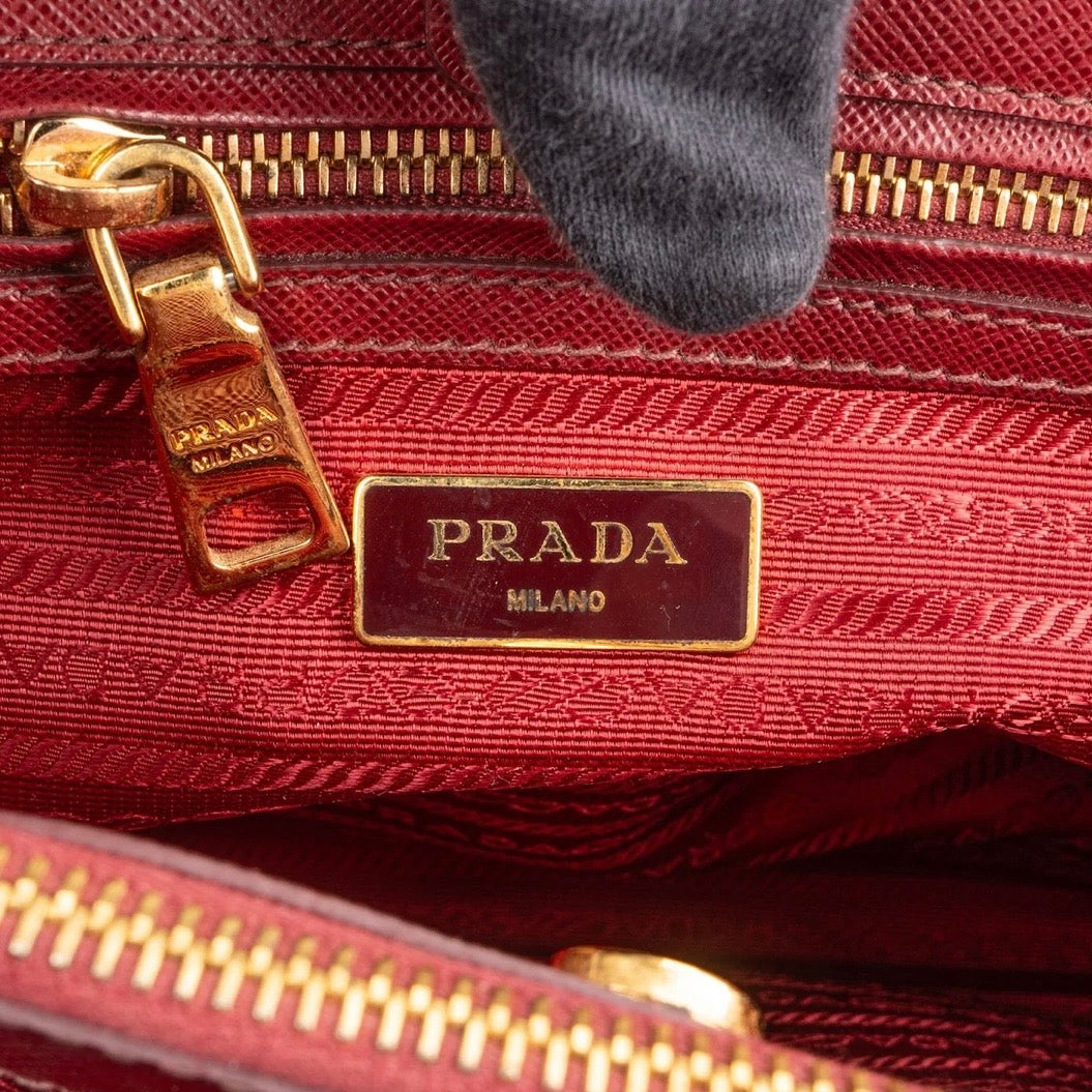 Prada Saffiano Leather Lux Galleria Handbag