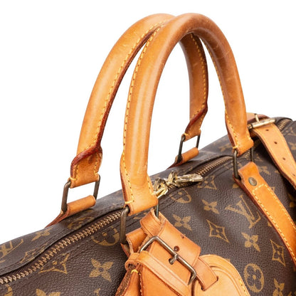 Louis Vuitton Monogram Canvas Keepall 50 Bandoulière Travel Bag