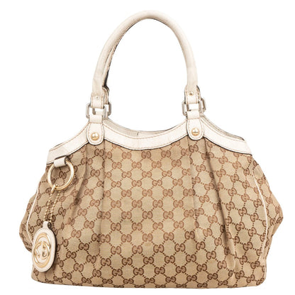 Gucci Monogram GG Canvas Sukey Handbag